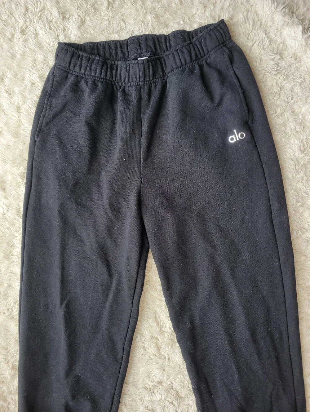 Alo Yoga Accolade Jogger Sweatpants In Black Unisex Women's Size Large
